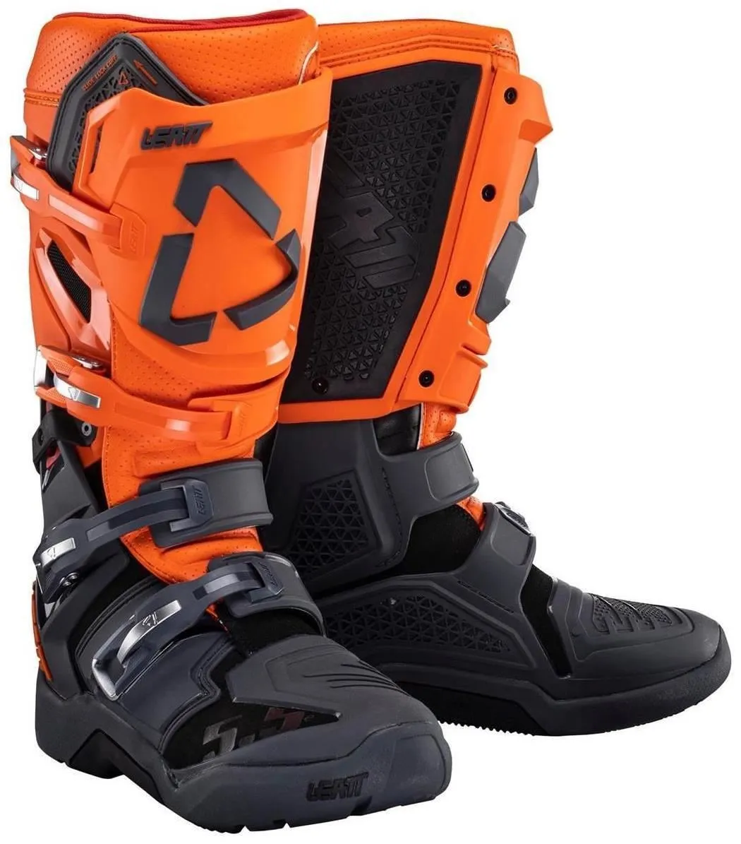 Stivali cross enduro Leatt 5.5 colore arancione-nero