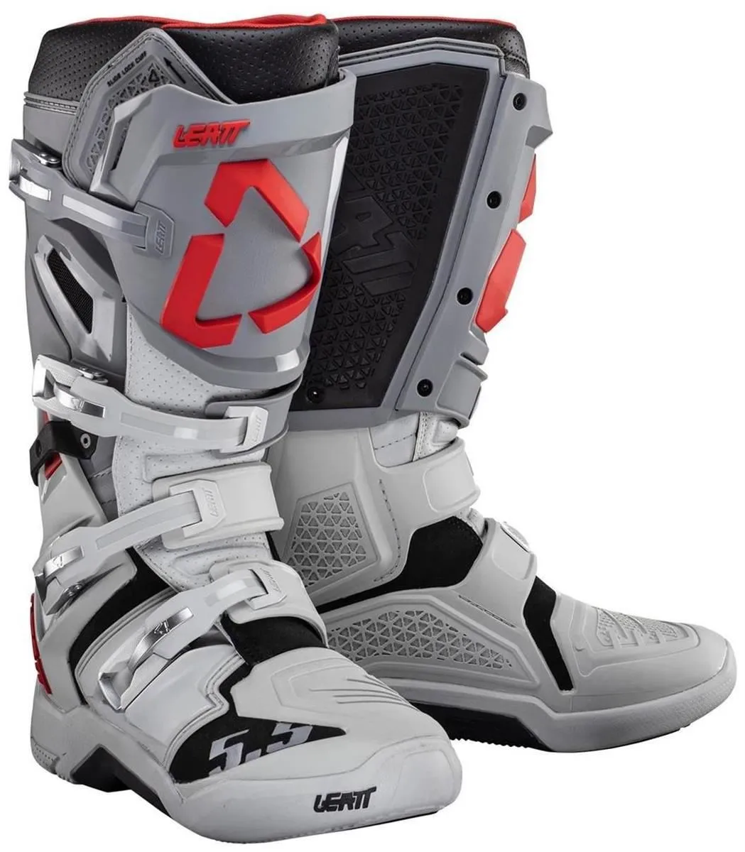 Stivali cross enduro Leatt 5.5 colore grigio