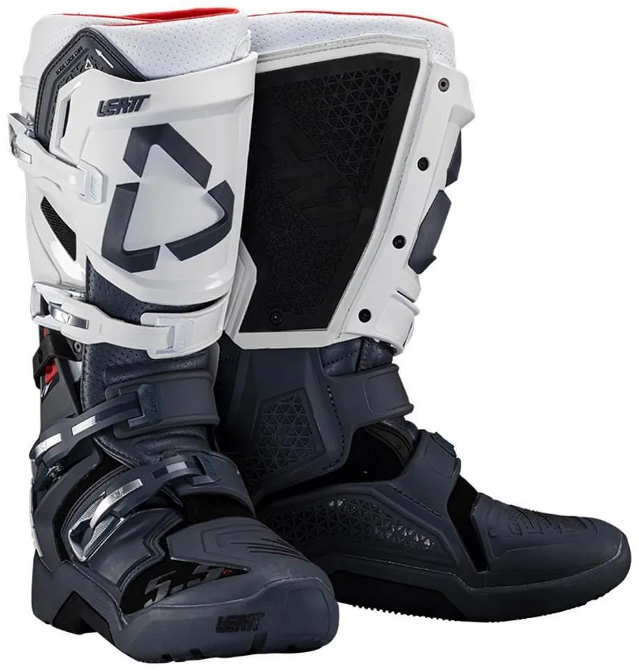Stivali cross enduro Leatt 5.5 colore nero-bianco