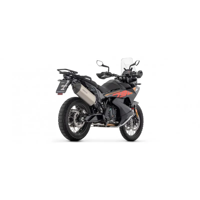TERMINALE DI SCARICO ARROW SONORA KTM 790 ADVENTURE R 2019-2020, TITANIO/CARBONIO, OMOLOGATO