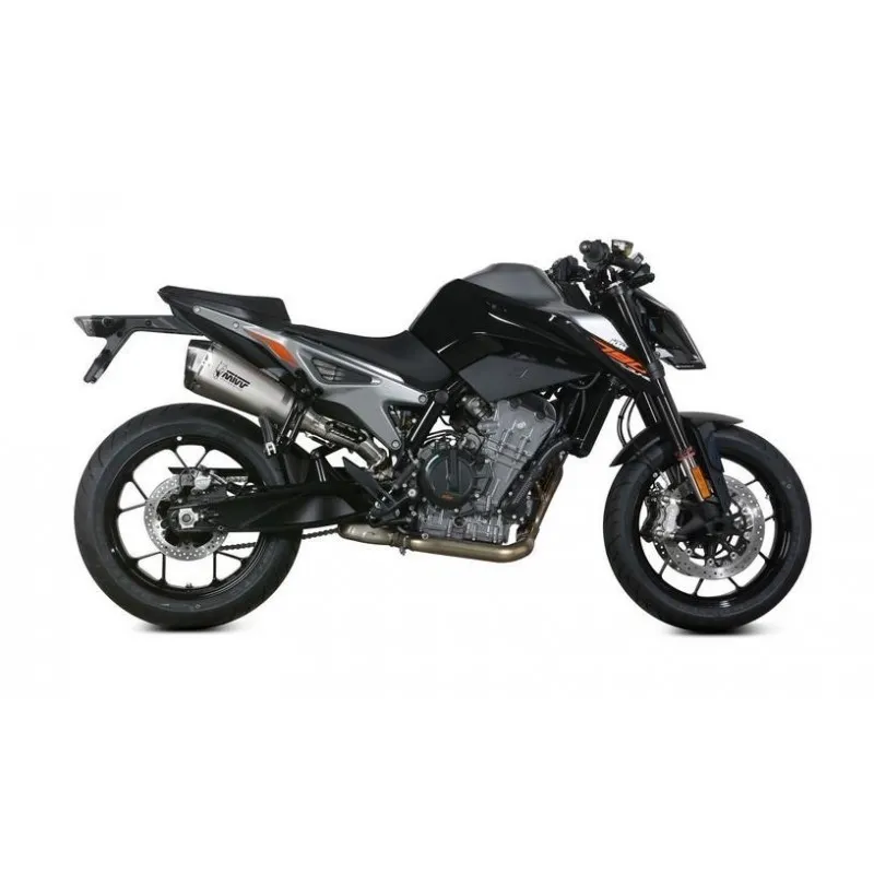 TERMINALE MIVV DELTA RACE KTM 890 DUKE R 2021-2023, OMOLOGATO ACCIAIO/CARBONIO