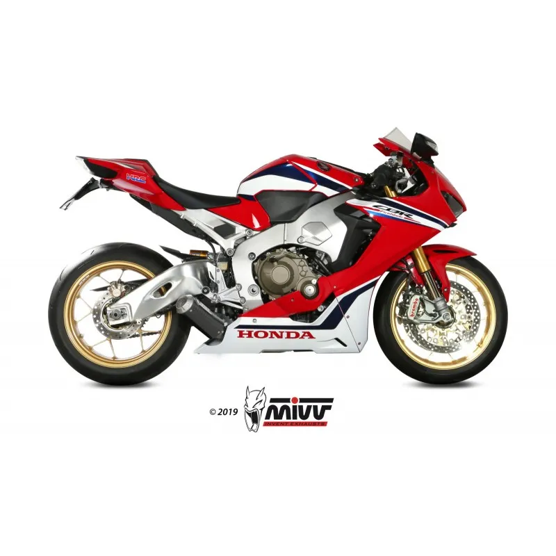 TERMINALE MIVV MK3 HONDA CBR 1000 RR 2017-2019, NON OMOLOGATO CARBONIO PASSAGGIO BASSO