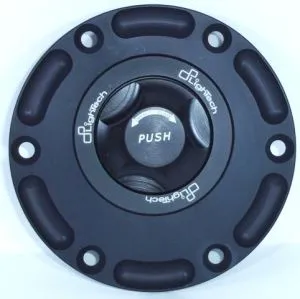 Tappo Serbatoio Lightech Sgancio rapido Per Aprilia Shiver, Tuono 03<, Triumph modelli 2010<, codice TR5 Nero