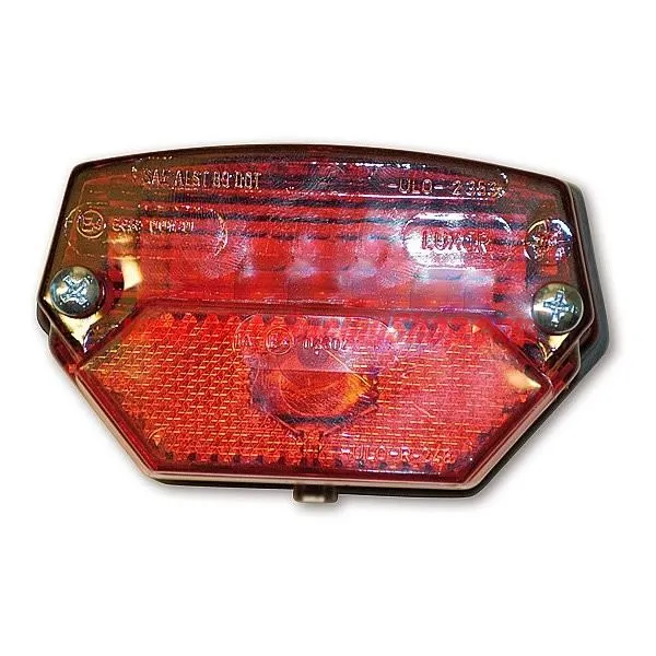 Vetro di ricambio per fanalino universale enduro in gomma UFO per portatarga (cod. ME08028)