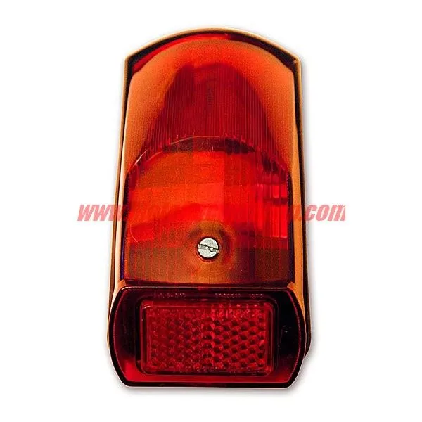 Vetro di ricambio per fanalino universale enduro UFO per parafango posteriore 50cc-80cc-125cc 1975-1979 (cod. ME08025)