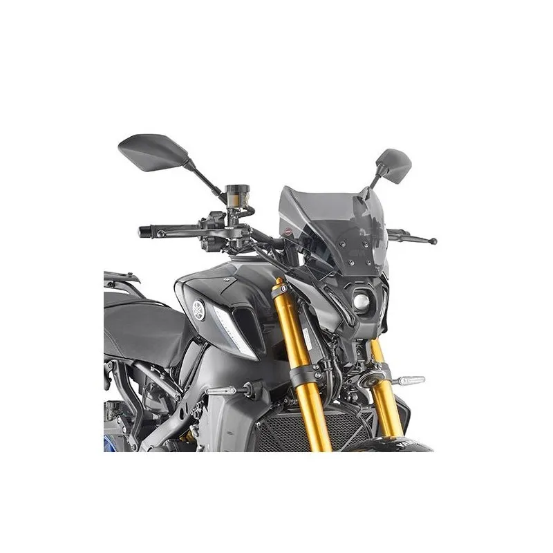 WINDSHIELD GIVI YAMAHA MT-09 SP 2021-2023, SMOKED, WITH MOUNTING KIT