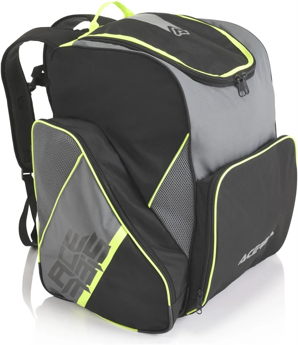 Zaino Acerbis Jerla colore nero-giallo fluo